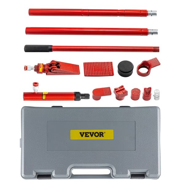 VEVOR 6 Ton Porta Power Kit 2M Hydraulic Car Jack Ram 4.72 inch Lifting Height Autobody Frame Repair Power Tools for Loadhandler Truck Bed Unloader Farm and Hydraulic Equipment Construction - Image 9