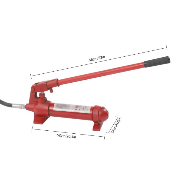 Miumaeov 6 Ton Porta Power Kit, 72 in Oil Hose Hydraulic Car Jack Ram 4.92 inch Lifting Height Autobody Frame Repair Power Tools for Loadhandler Truck Bed Unloader Farm - Image 3