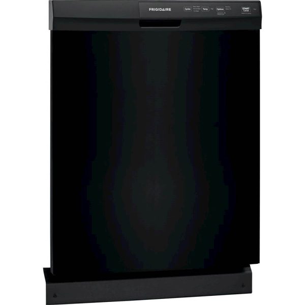 Frigidaire - 24" Front Control Tall Tub Built-In Dishwasher - Black - Image 2