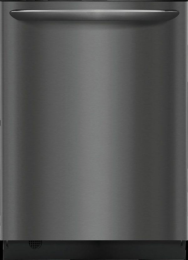 Frigidaire - Gallery 24" Compact Top Control Built-In Dishwasher with Stainless Steel Tub, 3rd Rack, 49 dBA - Black stainless steel - Image 17