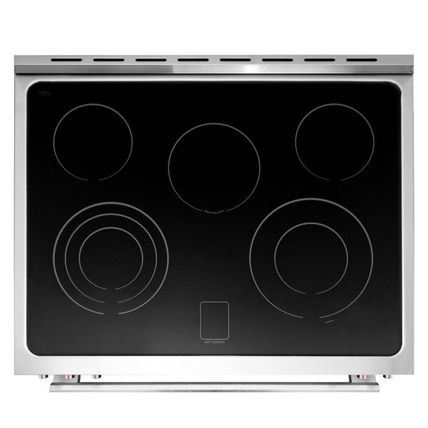Cosmo 4 Piece Kitchen Appliance Packages with 30" Freestanding Electric Range 30" Wall Mount Hood 24" Built-in Integrated Dishwasher & French Door Refrigerator Kitchen Appliance Bundles - Image 8