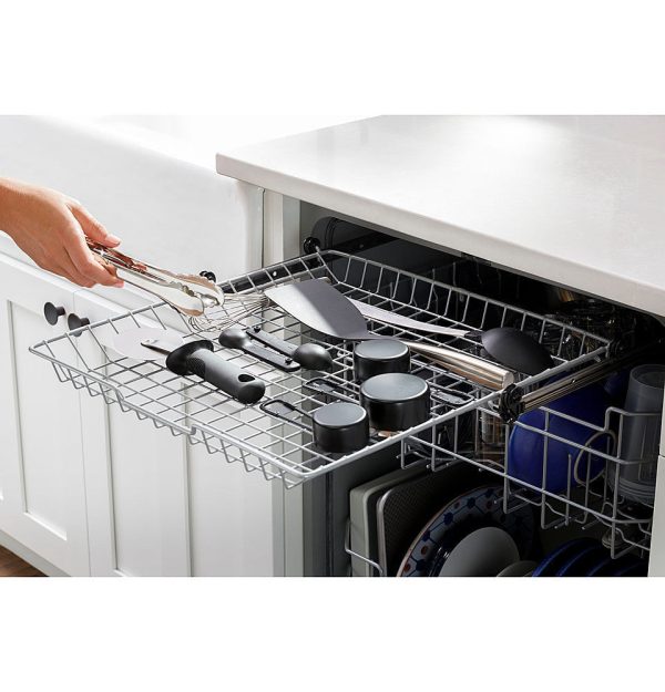 GE - Top Control Built-In Dishwasher with 3rd Rack, Dry Boost, 50 dBa - Slate - Image 10