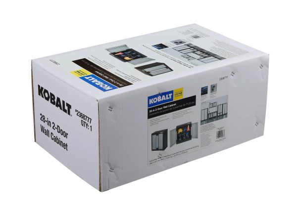 Kobalt 19003 Steel Wall-mounted Garage Cabinet (28-in W x 28-in H x 12.5-in D) - Image 9