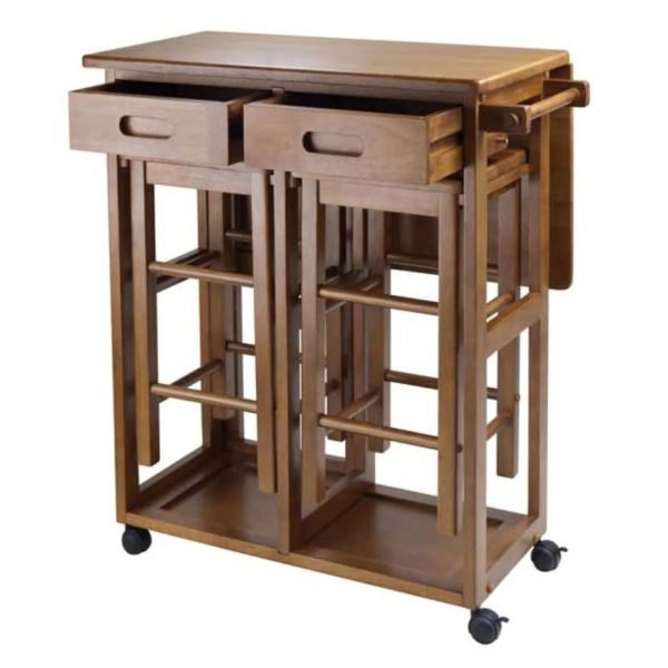 Ergode Suzanne 3-Pc Space Saver Set, Teak - Image 4