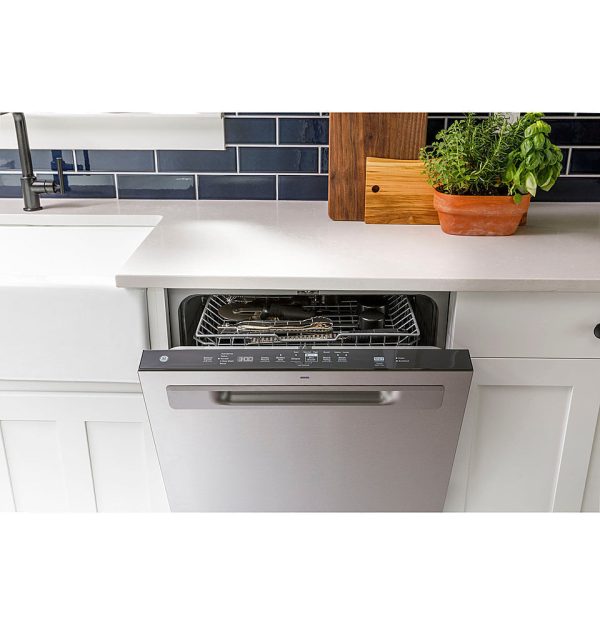GE - Top Control Built-In Dishwasher with 3rd Rack, Dry Boost, 50 dBa - Slate - Image 17