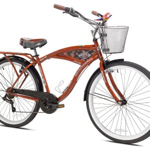 Kent 26" Margaritaville Men's Cruiser Bike, Wood Grain Color