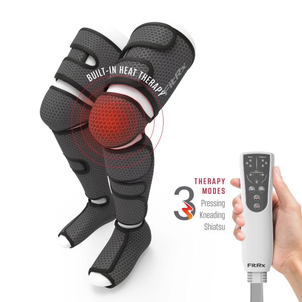 FitRx RecoverMax Leg Massager, Heated Compression Leg and Foot Massager with Multiple Massage, Intensity, and Heat Levels - Image 6
