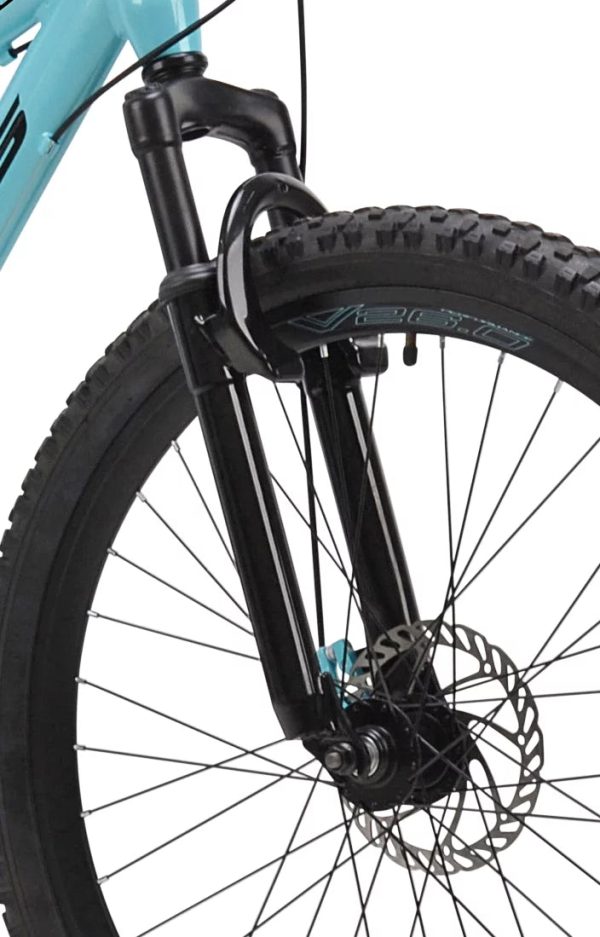 Genesis 26-inch Vallaro Women's Aluminum Mountain Bike, Light Blue - Image 3