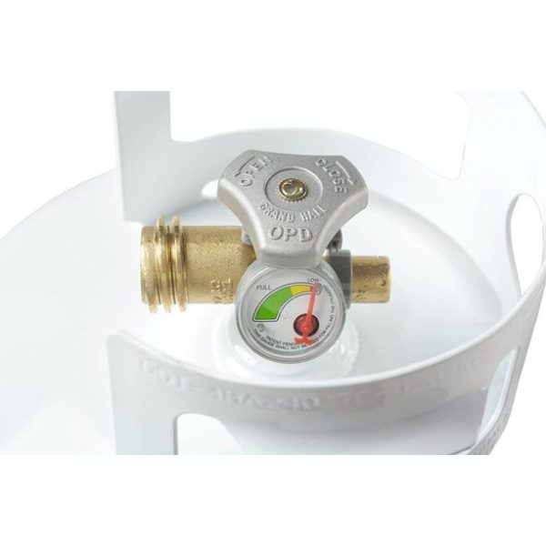 Flameking 20 LB Pound Propane Tank Cylinder With OPD Valve And Built-in Site Gauge - Image 3
