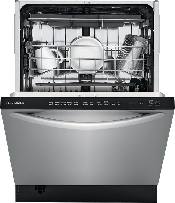 Frigidaire - 24" Top Control Built-In Dishwasher with Stainless Steel Tub, 3rd Rack, 49 dBA - Stainless steel - Image 11