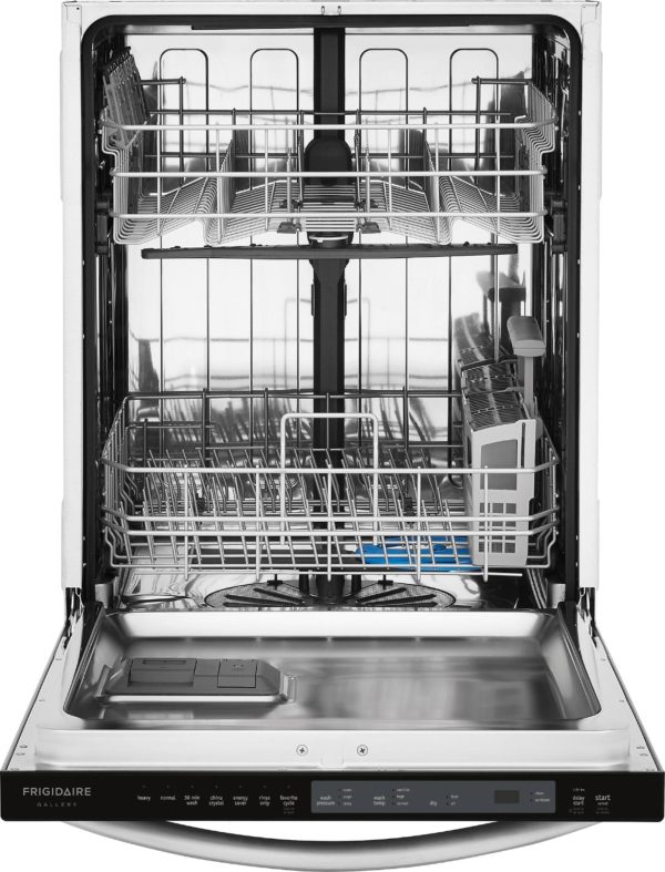 Frigidaire - Gallery 24" Top Control Tall Tub Built-In Dishwasher with Stainless Steel Tub - Stainless steel - Image 9