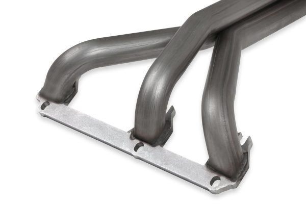 Flowtech 11587FLT Upright Headers 1-1/2" Primary, 20" Long, 27" tall, 2-1/2" x 10" Collector - 409SS Natural Finish - Image 6
