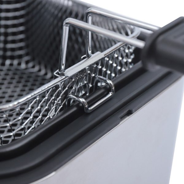 DENEST 1KW Stainless Steel Electric Deep Fryer w/Basket, Adjustable Control Temperature - Image 9