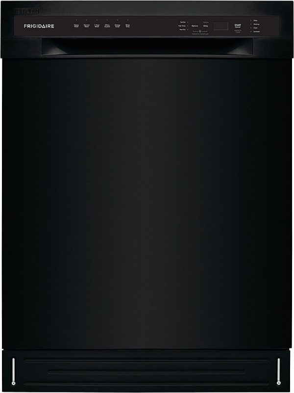 Frigidaire - 24" Compact Front Control Built-In Dishwasher with Stainless Steel Tub, 52 dBA - Black - Image 16