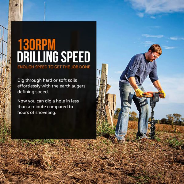 SuperHandy Ice Auger Set Earth - Image 4