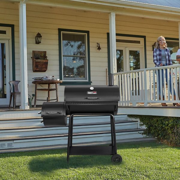 Royal Gourmet 30" CC1830F Charcoal Grill with Offset Smoker - Image 7