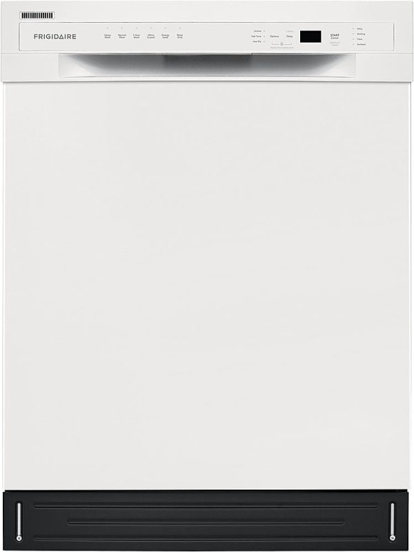 Frigidaire - 24" Compact Front Control Built-In Dishwasher with Stainless Steel Tub, 52 dBA - White - Image 16