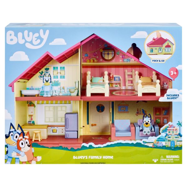Bluey Family Home - Bluey 2.5-3 Figure with Home Playset" - Image 2