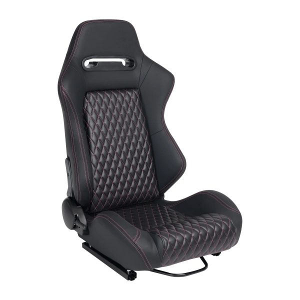 High Quality Racing Seat with Suade Material Double Slider Design - Set of 2 Pieces - Image 2