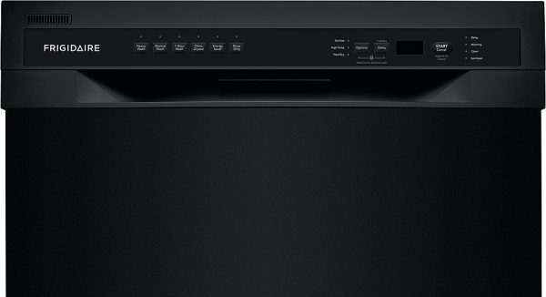 Frigidaire - 24" Compact Front Control Built-In Dishwasher with Stainless Steel Tub, 52 dBA - Black - Image 14