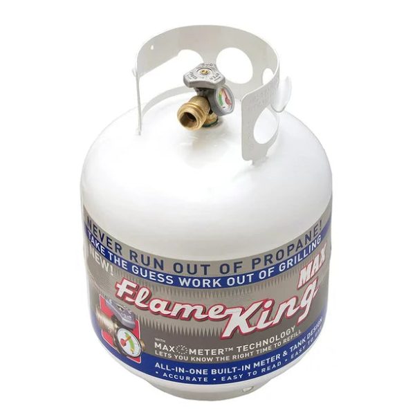 Flameking 20 LB Pound Propane Tank Cylinder With OPD Valve And Built-in Site Gauge - Image 2