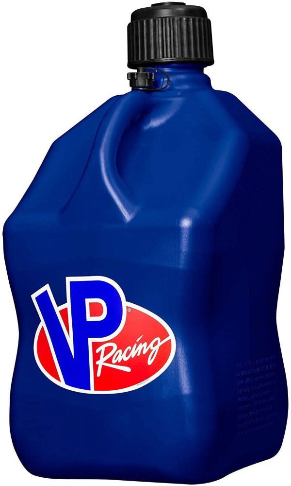 VP Racing Fuels 5 Gallon Square Motorsport Racing Liquid Utility Container Jug Blue 4 Pack - Image 2