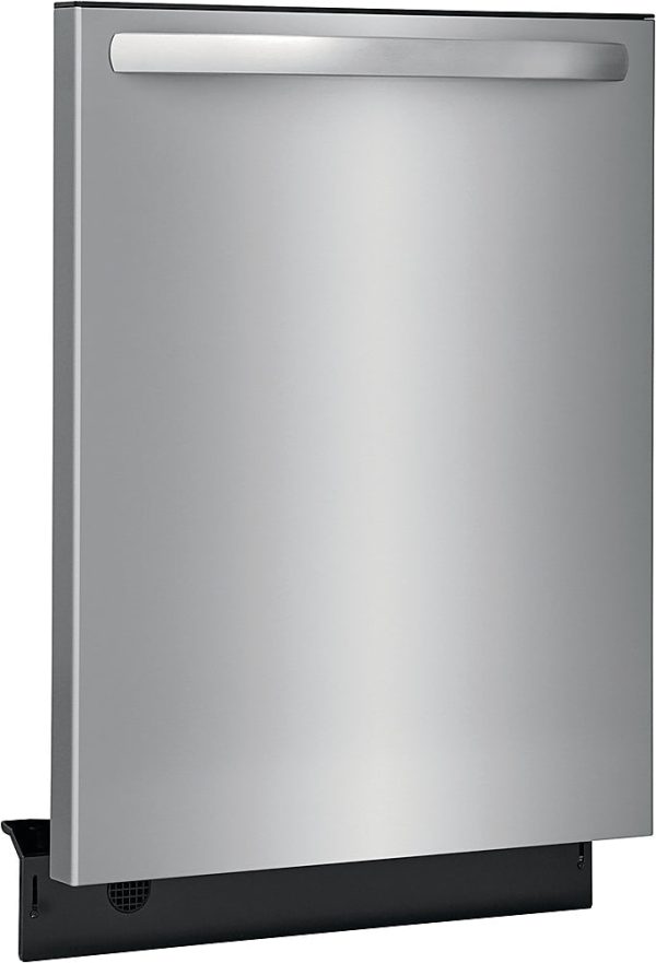 Frigidaire - 24" Top Control Built-In Dishwasher with Stainless Steel Tub, 3rd Rack, 49 dBA - Stainless steel - Image 2