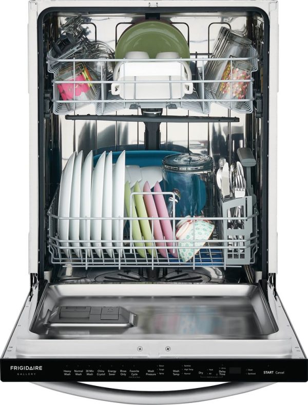 Frigidaire - Gallery 24" Top Control Tall Tub Built-In Dishwasher with Stainless Steel Tub - Stainless steel - Image 13