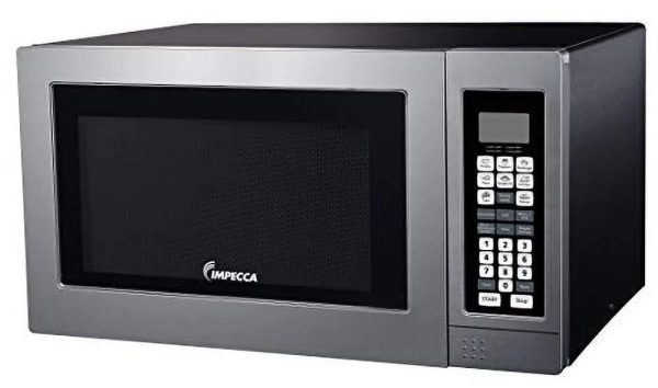 Impecca CM-1295ST 22 Countertop Microwave with 1.2 cu. ft. Capacity Convection Grill and 1000 Watts Cooking Power in Stainless Steel - Image 5