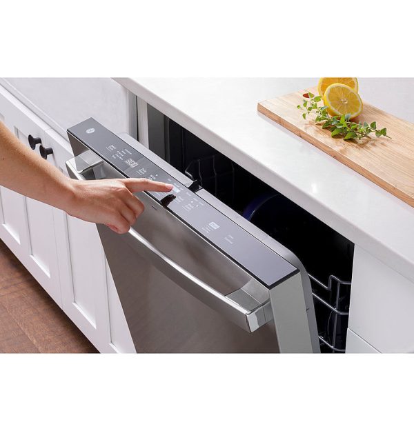 GE - Top Control Built-In Dishwasher with 3rd Rack, Dry Boost, 50 dBa - Slate - Image 8