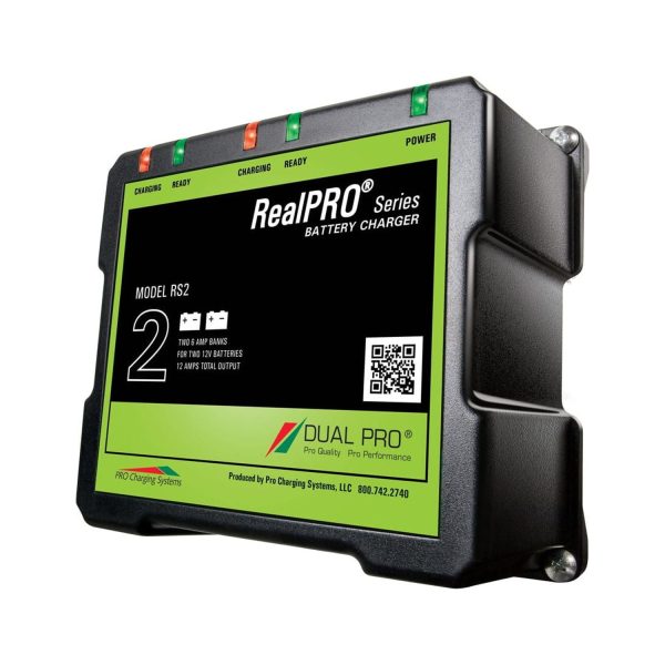 Dual Pro RealPRO Series Battery Charger - 12A - 2-6A-Banks - 12V/24V - Image 2