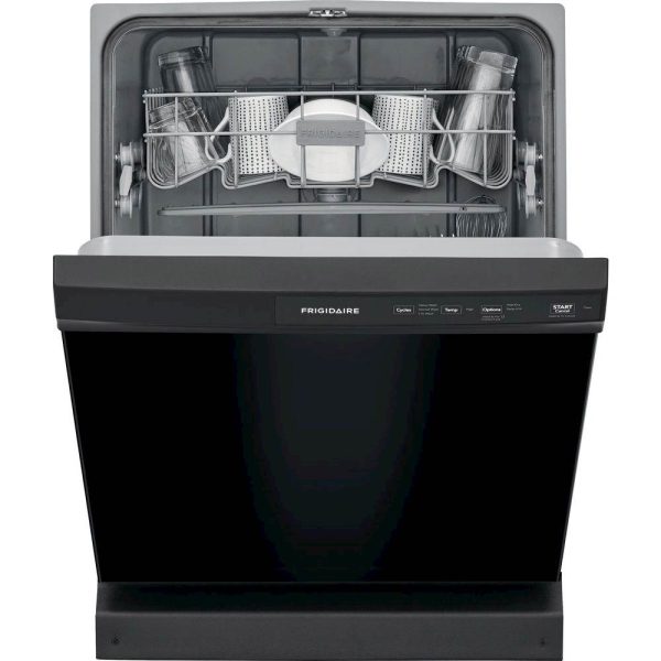 Frigidaire - 24" Front Control Tall Tub Built-In Dishwasher - Black - Image 11