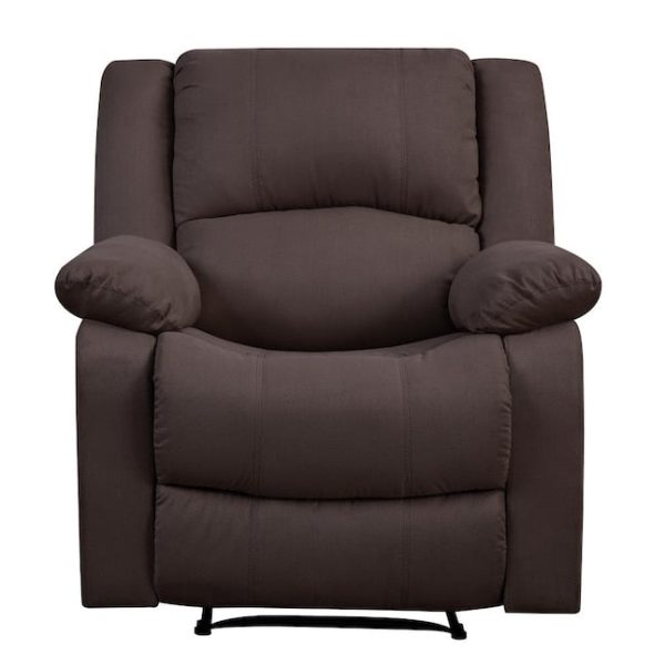 Relax A Lounger Chocolate Microfiber Recliner - Image 3