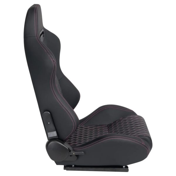 High Quality Racing Seat with Suade Material Double Slider Design - Set of 2 Pieces - Image 5