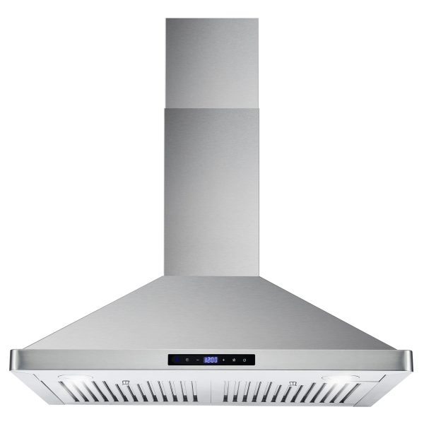 Cosmo 4 Piece Kitchen Appliance Packages with 30" Freestanding Electric Range 30" Wall Mount Hood 24" Built-in Integrated Dishwasher & French Door Refrigerator Kitchen Appliance Bundles - Image 19