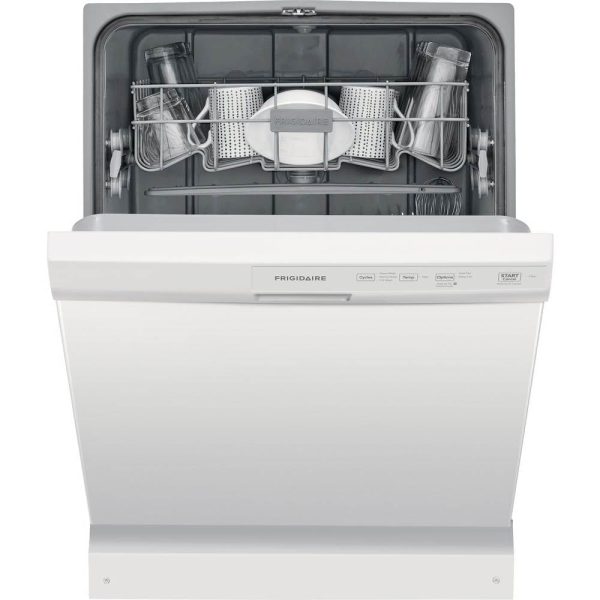 Frigidaire - 24" Front Control Tall Tub Built-In Dishwasher - White - Image 7