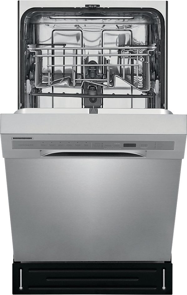 Frigidaire - 18" Front Control Built-In Dishwasher with Stainless Steel Tub - Stainless steel - Image 13