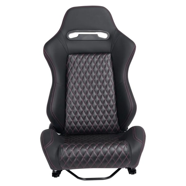 High Quality Racing Seat with Suade Material Double Slider Design - Set of 2 Pieces - Image 3