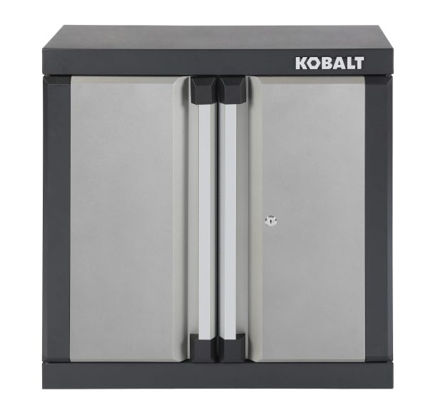 Kobalt 19003 Steel Wall-mounted Garage Cabinet (28-in W x 28-in H x 12.5-in D) - Image 7