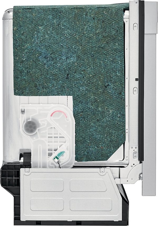 Frigidaire - 24" Compact Front Control Built-In Dishwasher with Stainless Steel Tub, 52 dBA - Stainless steel - Image 16