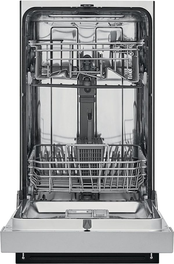 Frigidaire - 18" Front Control Built-In Dishwasher with Stainless Steel Tub - Stainless steel - Image 10