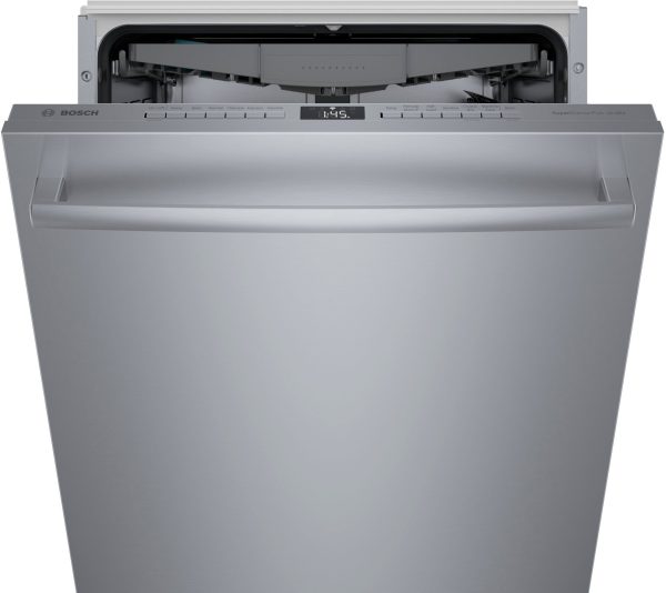 Bosch - 800 Series 24" Top Control Smart Built-In Dishwasher with 3rd Rack and 42 dBA - Silver - Image 4