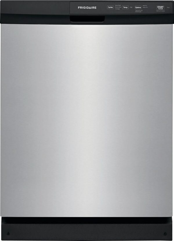 Frigidaire - 24" Front Control Tall Tub Built-In Dishwasher - Stainless steel - Image 2