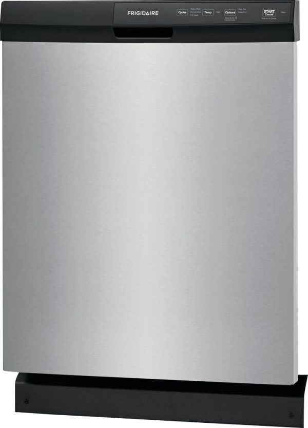 Frigidaire - 24" Front Control Tall Tub Built-In Dishwasher - Stainless steel - Image 3