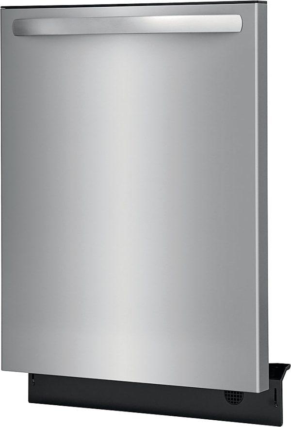 Frigidaire - 24" Top Control Built-In Dishwasher with Stainless Steel Tub, 3rd Rack, 49 dBA - Stainless steel - Image 3