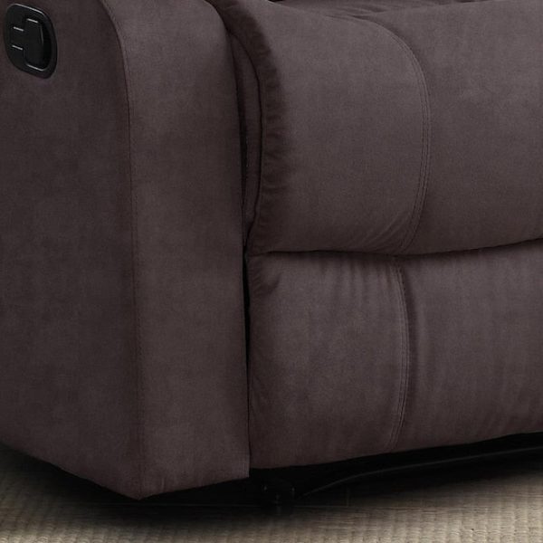 Relax A Lounger Chocolate Microfiber Recliner - Image 10