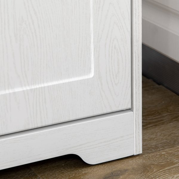HOMCOM Kitchen Pantry, Freestanding Cupboard with Adjustable Shelves White - Image 9