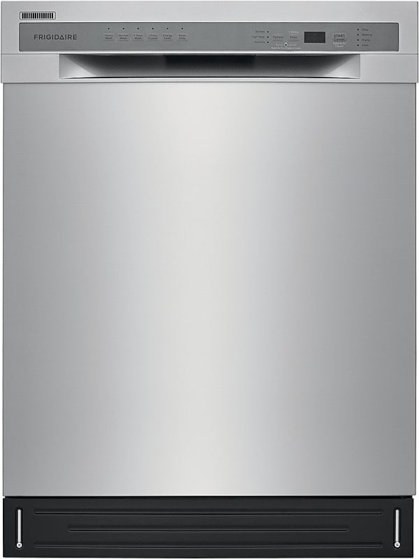 Frigidaire - 24" Compact Front Control Built-In Dishwasher with Stainless Steel Tub, 52 dBA - Stainless steel - Image 18